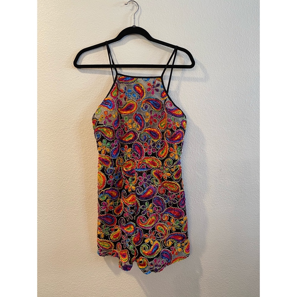 Embroidered Romper